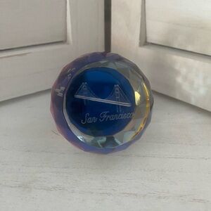 San Francisco Crystal Souvenir Paperweight